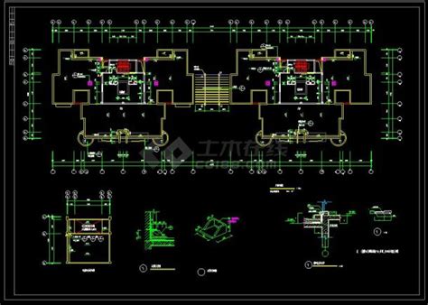 某地精品小高层住宅建筑cad设计全套施工图住宅小区土木在线