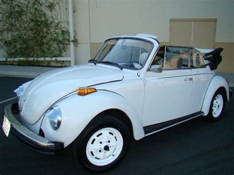 Purchase Used 1979 Volkswagen Classic Convertible Karmann Beetle In San