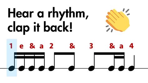 Rhythm Clap Along Level 4 To 5 For Beginnerskids 👂🎵👏 Youtube