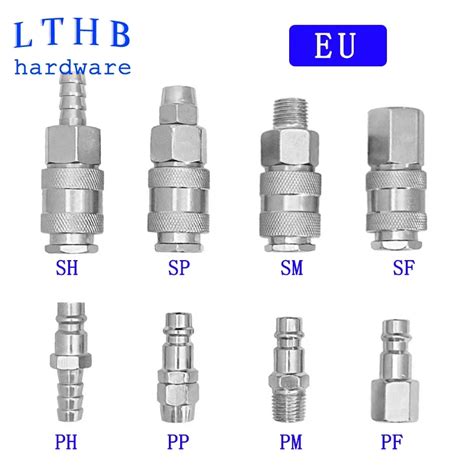 Pneumatic European Connector Eu Standard Fittings For Compressor Male