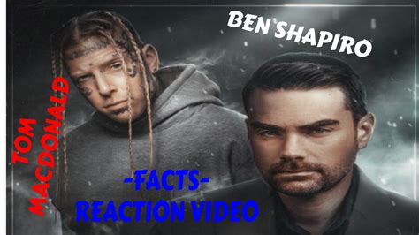 TOM MACDONALD BEN SHAPIRO 'FACTS' OFFICIAL MUSIC VIDEO REACTIO VIDEO