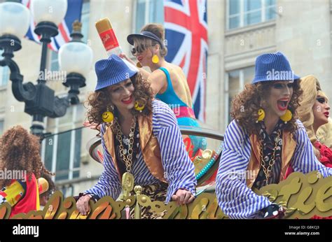 Gay Pride Parade London England UK Stock Photo Alamy