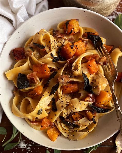 Butternut Squash And Sage Carbonara — Daniela S Dish