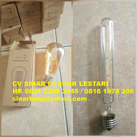 Lampu LED Filament 4 Watt ST64 Dan T30 Agen Dan Distributor Lampu