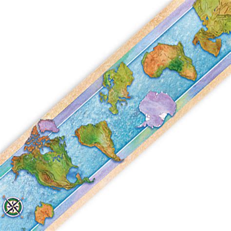 World Continents Border Set Of 12 Strips Social Studies Teachers