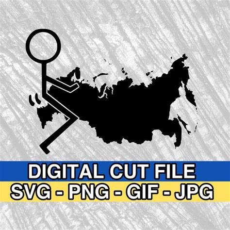 Fuck Russia Support Ukraine Cricut Vector Cut Instant Etsy