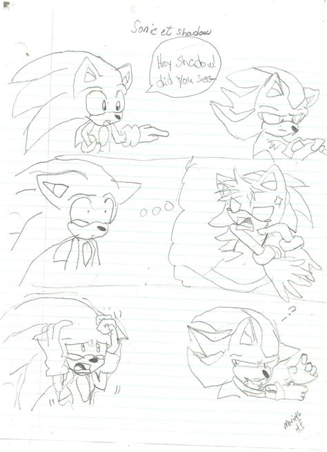 Sonic is scared of Amy by Lini0120 on deviantART