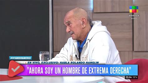 Rolando Hanglin habla sobre su orientación política Soy de extrema