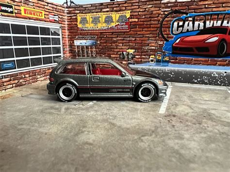 Hot Wheels HONDA Series WALMART Gray HONDA CIVIC EF Real Rider Swap EBay