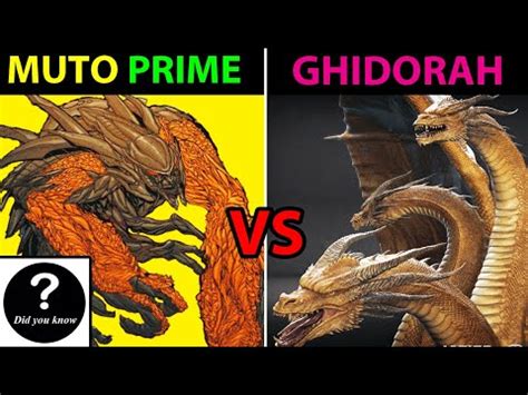 Muto Prime Vs King Ghidorah Who Would Win Did You Know Youtube