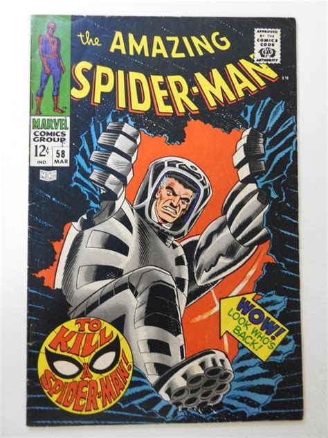 The Amazing Spider Man Vg Condition Moisture Stain Comic