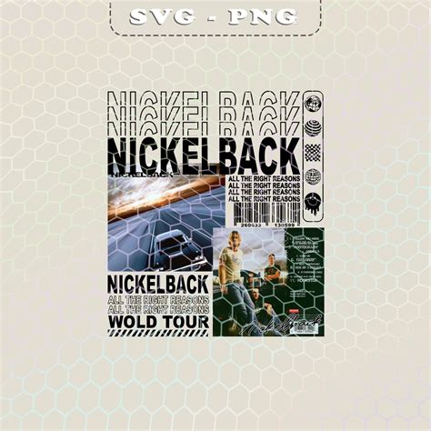 Nickelback PNG, All the Right Reasons Album World Tour 2023 PNG ...