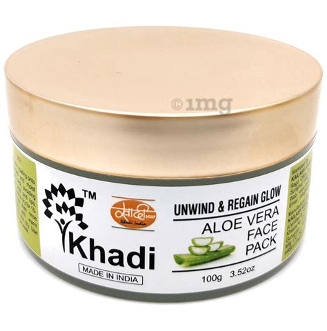 Khadi India Aloe Vera Face Pack Buy Jar Of Gm Face Pack At Best