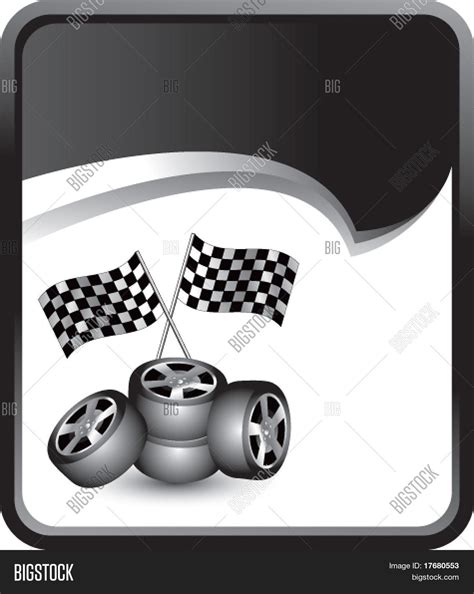 Racing Checker Flag Vector Photo Free Trial Bigstock