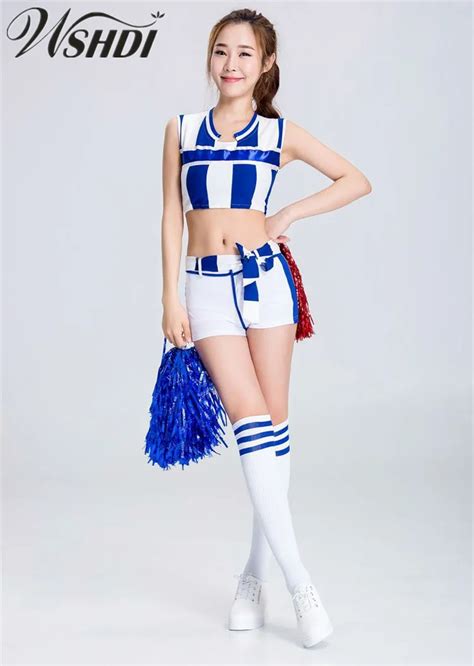 2018 New Sexy High School Girls Cheerleader Costume Sexy School Sports