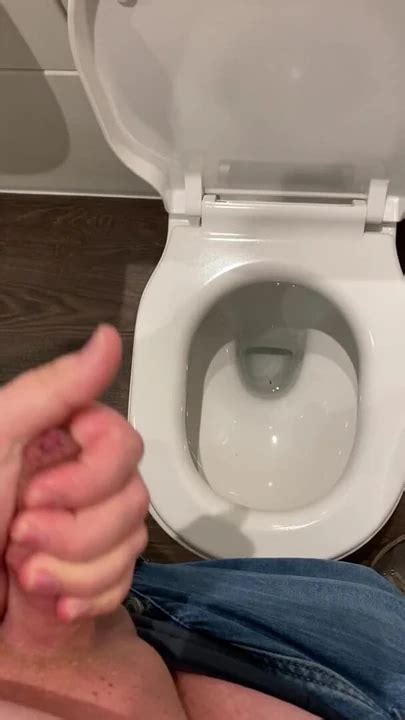 Wanking Off In A Public Cubicle With Big Cumshot At The End Gay Masturbation Porn Feat Mark