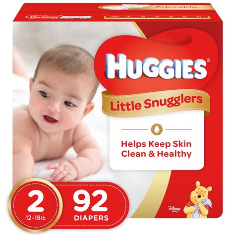 HUGGIES Little Snugglers Diapers, Size 2, 92 Count - Walmart.com