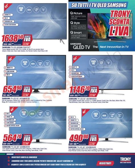 Volantino Trony 14 25 Febbraio Sconto IVA Da 199 In Su E Concorso Con