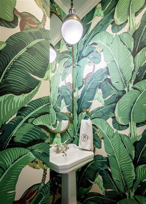 20+ Palm Leaf Wallpaper Bathroom – The Urban Decor