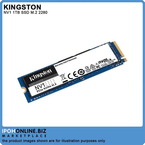 Kingston NV1 NVMe PCIe M.2 2280 SSD 1TB - SNVS/1000G | Ipohonline