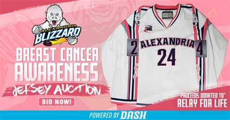 Breast Cancer Awareness Jerseys Alexandria Blizzard