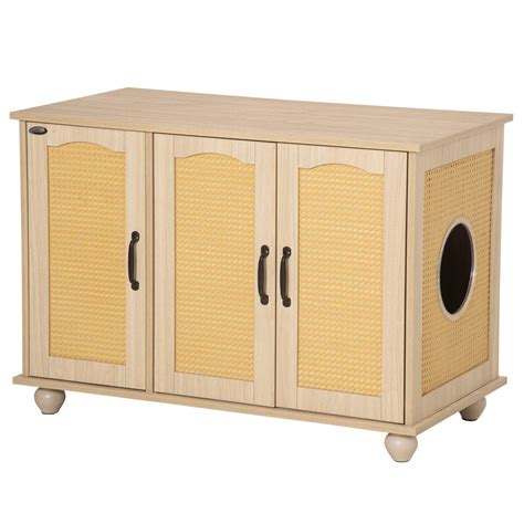 Pawhut Cat Litter Box Enclosure Wayfair