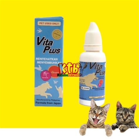 Jual Vita Plus 30ml Multivitamin Kucing Anjing Vitaplus Vitamin 30 Ml