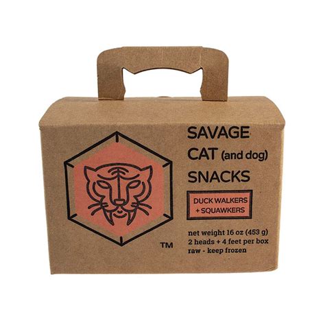 Savage Cat Food Frozen Duck Head And Feet 1 Lb Delivery Or Pickup Near