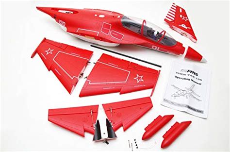 Fms Mm Ducted Fan Edf Yak V Red Super Scale Rc Airplane Jet S