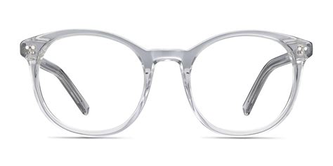 Primrose Round Gray Clear Glasses For Women Eyebuydirect Canada