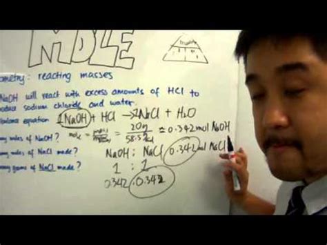 Igcse Chemistry Mole Concept Lesson B Stoichiometry And Reacting