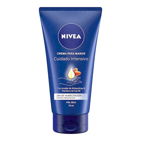 Crema Para Manos Nivea Cuidado Intensivo Con Aceite De Almendras 75 Ml