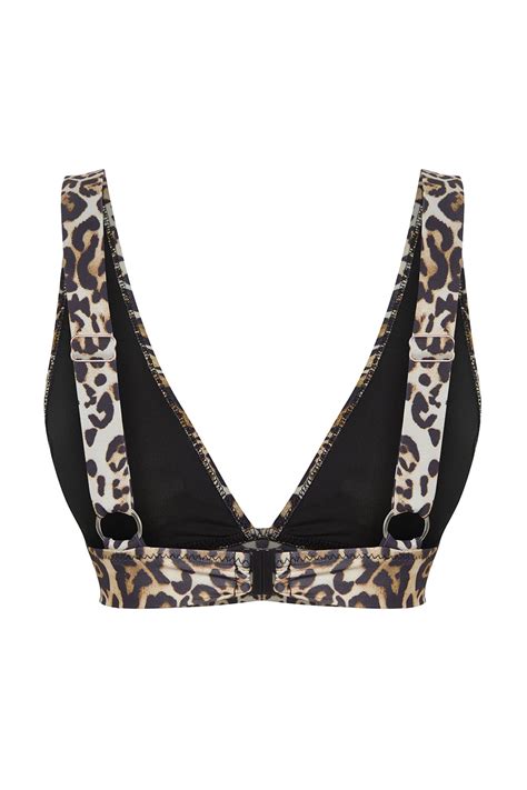 Trendyolmilla Leopar Desenli Üçgen Core Bikini Üstü TBESS22BU0017 Fiyatı Yorumları Trendyolmilla