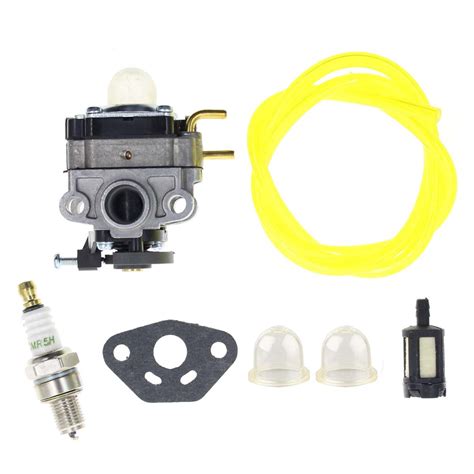 AUTOKAY Carburetor With Fuel Line Filter Spark Plug For Troy Bilt TB4BP