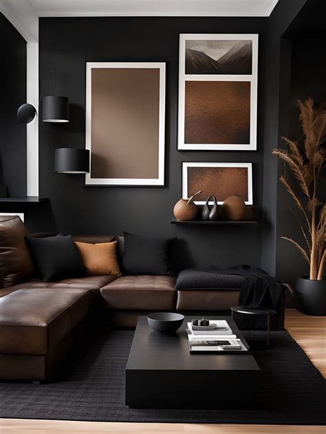 Embrace the Elegance: Dark Living Room Decor Ideas | Dark living rooms ...