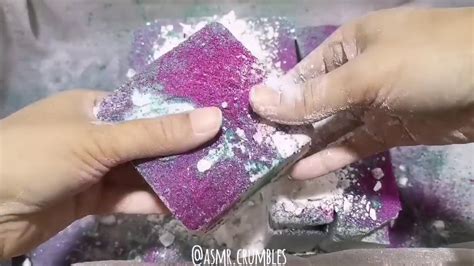 Block Gym Chalk Crumble Crush With Powder Play Asmr Gymchalk