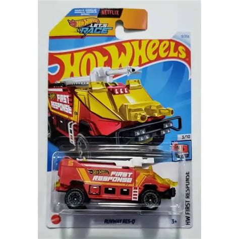 Hot Wheels First Response Runway Res Q Universo Hot Wheels
