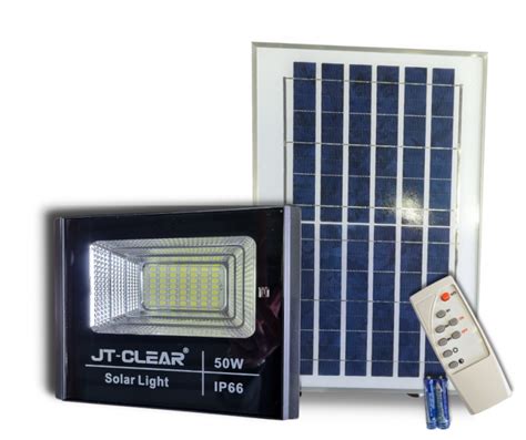 Jt Clear Led Solar Flood Light With Crystalline Silicon Solar