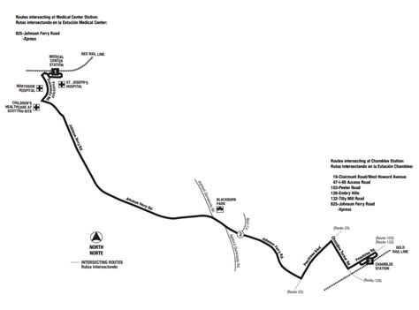 Marta Bus Route No Johnson Ferry Road Vice Versa In Atlanta