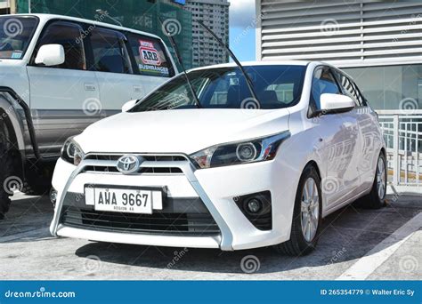 Toyota Yaris At Gt Summer Fest In San Juan Philippines Editorial Stock