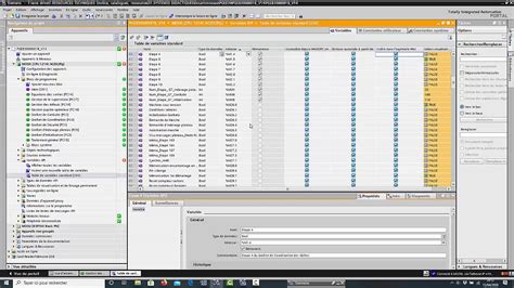 Tia Portal La Table Des Variables Siemens Youtube