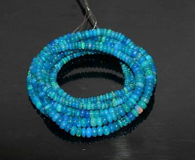 Natural Ethiopian Blue Opal Wello Fire Opal Loose Gemstones Strands