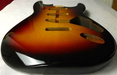 Strat Stratocaster Guitar Body Pcs North American Alder Nitro Ts