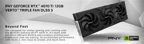 Pny Geforce Rtx Ti Gb Verto Triple Fan Graphics Card Dell Usa