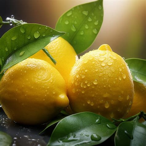 Premium Photo Lemon Digital Art