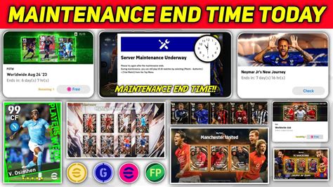 Maintenance End Time Today Th Aug In Efootball Mobile Server