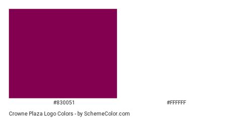 Crowne Plaza Logo Color Scheme » Brand and Logo » SchemeColor.com