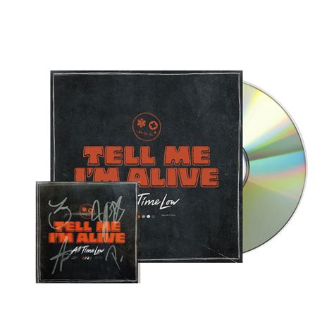 All Time Low Tell Me I M Alive Signed Cd