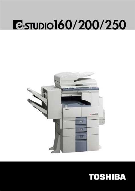 Handleiding Toshiba E Studio 200 Pagina 1 Van 183 Duits