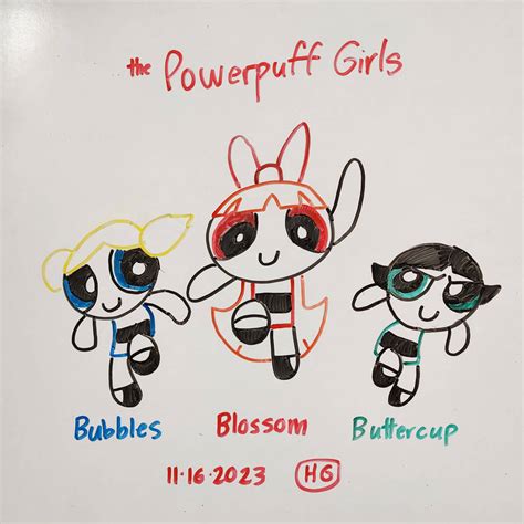 The Powerpuff Girls - 11-16-2023 by WhiteboardArtist on DeviantArt